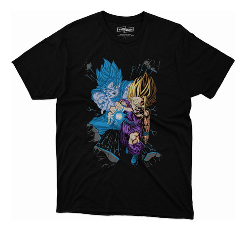 Polera Dragonball - Goku Gohan Kamehameha