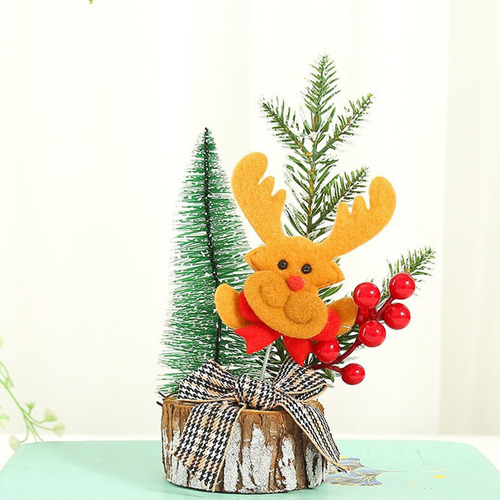 Mini Artificial De Navidad, Artificial De Madera De Navidad,