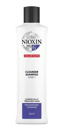 Wella Nioxin System 6 Cleanser - Shampo Antiqueda 300ml 