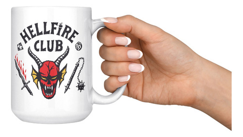 Taza Mug Grande Hellfire Club Stranger Thing