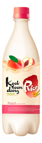 Licor Coreano Sabor Durazno, Makgeolli 750 Ml