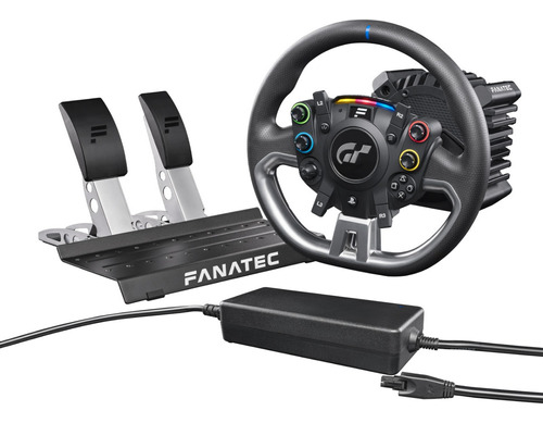 Simulador Carrera Volante + Pedales Fanatec Gran Turismo Pro