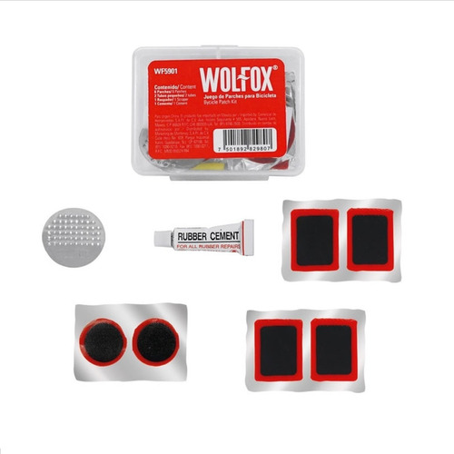 Kit Parches Para Bicicleta 11 Piezas Wolfox Wf5901