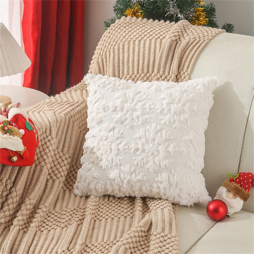 Funda De Almohada Decorativa De Felpa Suave Para Decoración