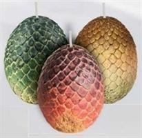 Game Of Thrones: Sculpted Dragon Egg Candles: Set Of 3 - Ins