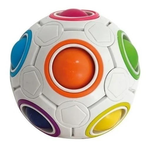 Pelota Magica Juego Ingenio Rapidez Rubik Ball 7cm Diametro