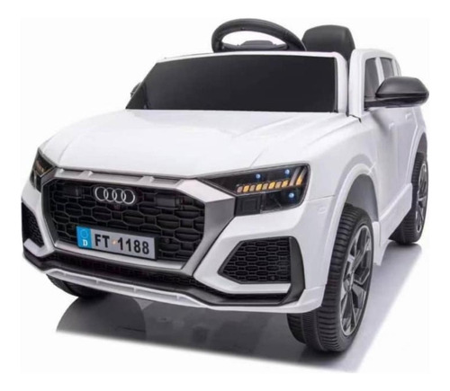 Carro a bateria para crianças Lafuente Imports BR Audi Audi Q 8  cor branco 110V/220V