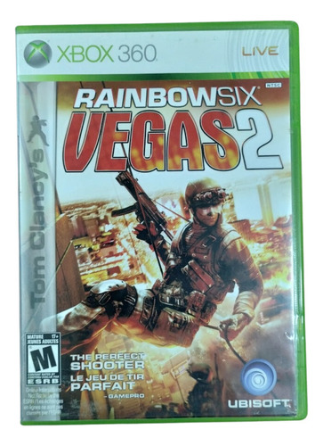 Tom Clancy's Rainbow Six Vegas 2 Juego Original Xbox 360 (Reacondicionado)