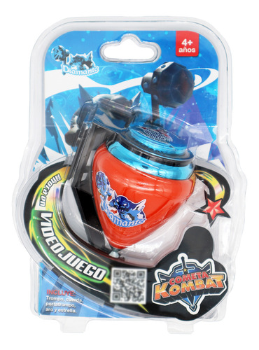 1 Trompo Cometa Kombat Punta Fija Modelo A Elegir En Blister