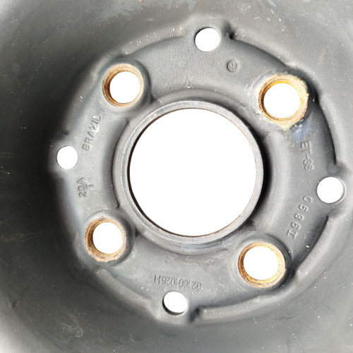 Roda Aro 14 Vw Gol Voyage G5 G6 G7 G8 185/70r15 Goodyear Preto (Usado)