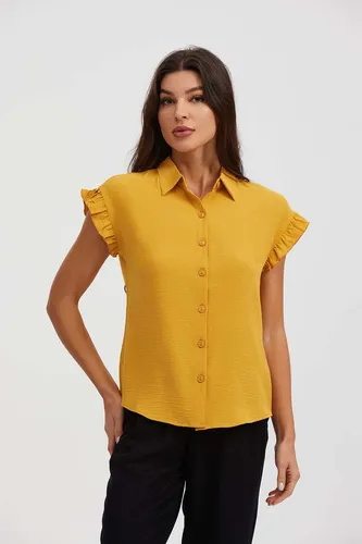 Blusas mostazas sale