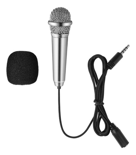 Mini Microfono Portatil Vocal Para Grabar Voz Cantar Entrada
