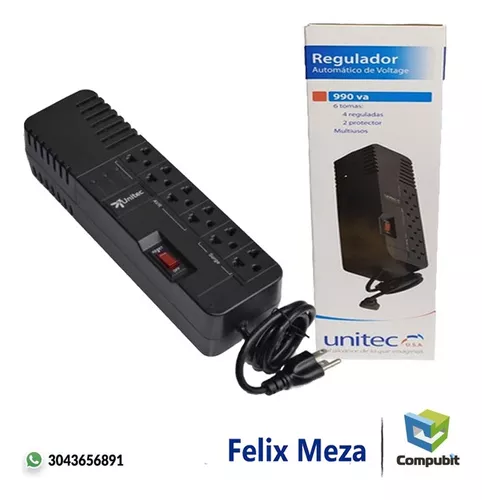 Regulador voltaje 6 tomas ref 1-74 UNITEC Medellín - American Insap