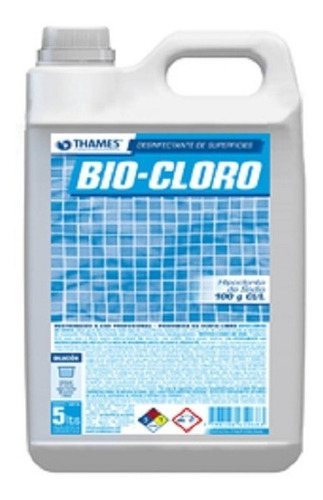 Cloro Liquido Bidon X 5 Litros Oferta Palermo