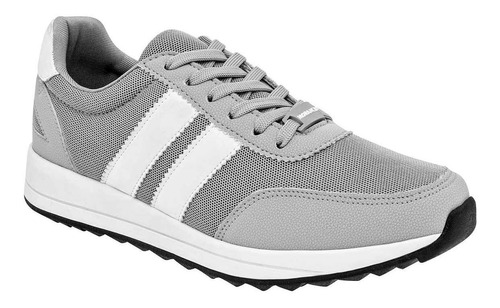 Tenis Mujer Moramora 107212 Gris Blanco 101-845