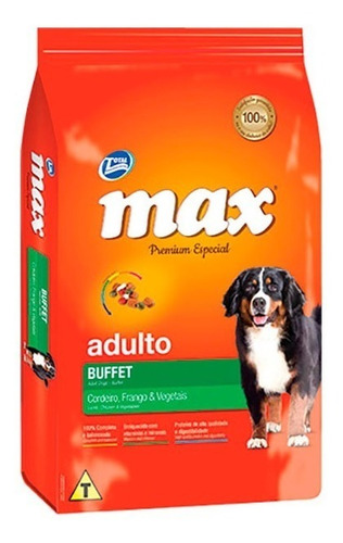 Comida Max Buffet  Perros Adultos 8kg + Snacks