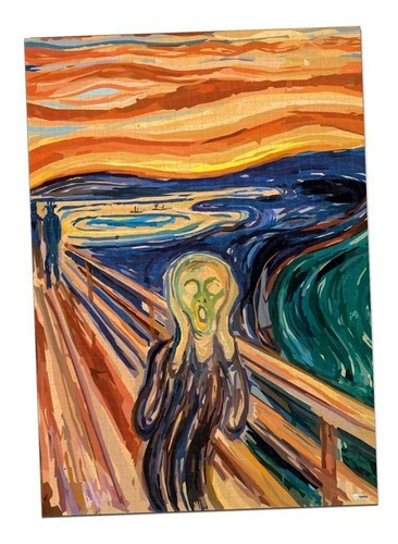 Rompecabezas 1000 Piezas El Grito Edvard Munch Arte Ronda