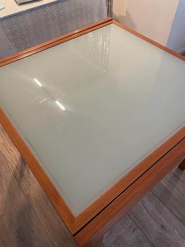 Mesa Extensible Comedor De Madera (impecable) Agua Marrón Oscuro (Usado)