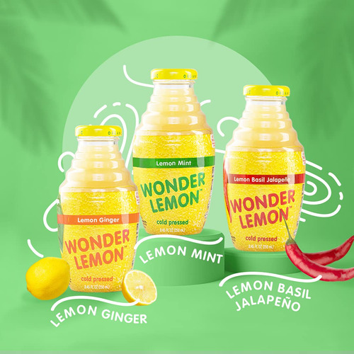 Wonder Lemon Jugo Prensado En Frío De Jengibre Y Limón Orgán