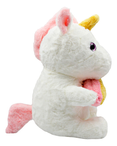 Peluche Unicornio Almohada Arcoiris Suave Felpa Bebe Kawaii