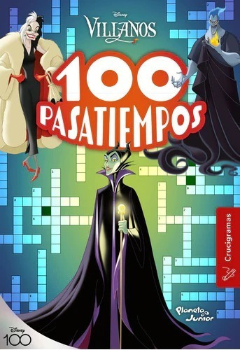 100 Pasatiempos - Crucigramas - Villanos - Planeta - Libro