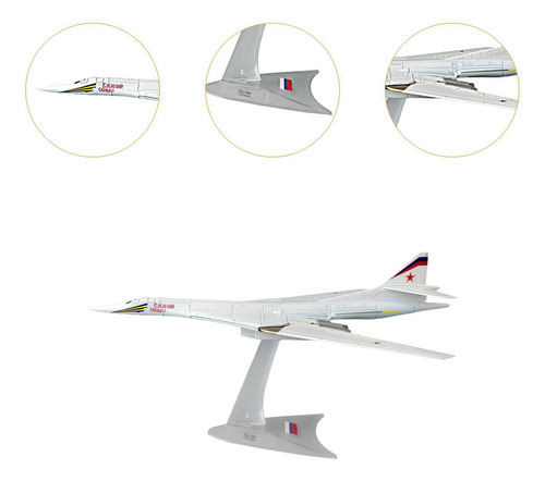 1:200 Mini Avión Modelo De Avión Fundido A Estilo B