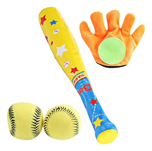 Juego De Juguetes De Béisbol Para Niños, Espuma Eva, Suave,