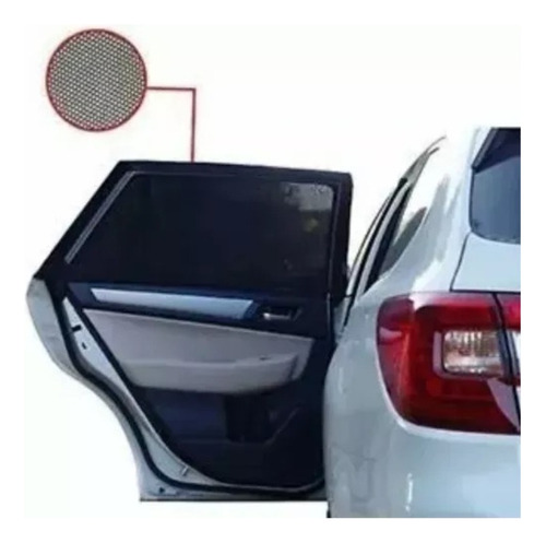 Pack X2 Malla Tapa Sol Para Auto Protector De Ventana