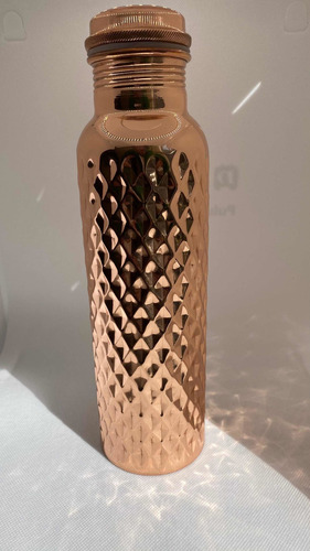 Imagen 10 de 10 de Botella De Cobre 1lt Sin Fugas, Antibacteriana, Ayurvédica