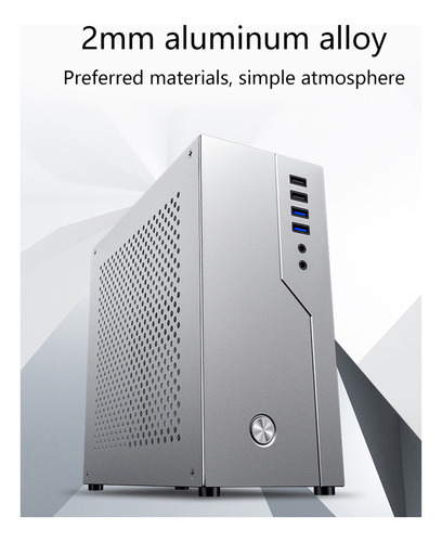 (bk) Mini Ordenador Itx Para Carcasa Totalmente De Aluminio