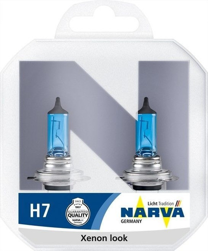 2 Bombillos Narva H7 12v 55w 4500k Luz Día