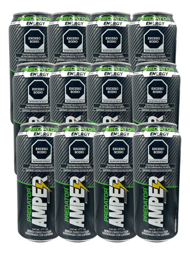 Amper Predator Energy 473ml-12pzs