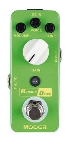 Imagen 1 de 1 de Micro Pedal Efecto Mooer Smooth Od Rumble Drive Cuot