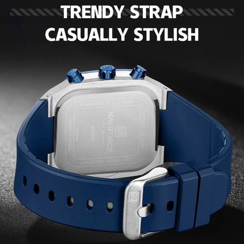 X Naviforce Relojes De Pulsera De Cuarzo For Hombre, Pulsera
