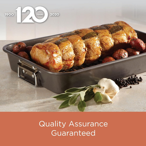 Bandeja Con Rejilla Para Hornear Antiadherente Metal Plano