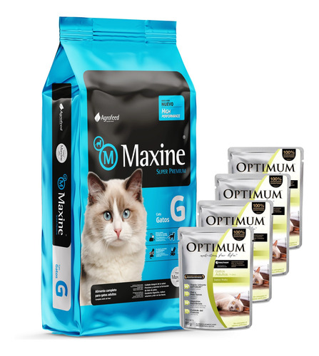Alimento Gato Maxine Adultos 21 Kg + Promo!