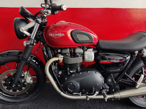 Triumph Street Twin 900 Abs 2002 Vermelha Vermelho