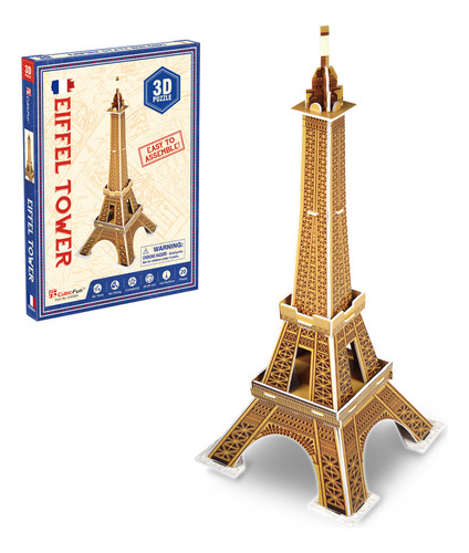 Cubic Fun Rompecabeza 3d Torre Eiffel Paris 20 Piezas