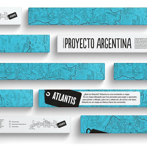 Atlantis Mapa Gigante - Proyecto  Argentina