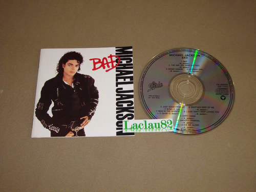 Michael Jackson Bad 1987 Cbs Cd Usa