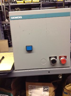 Siemens Enc1f44t Size 0, 2 Hp 1 Phase 240 Volt Starter N Llb