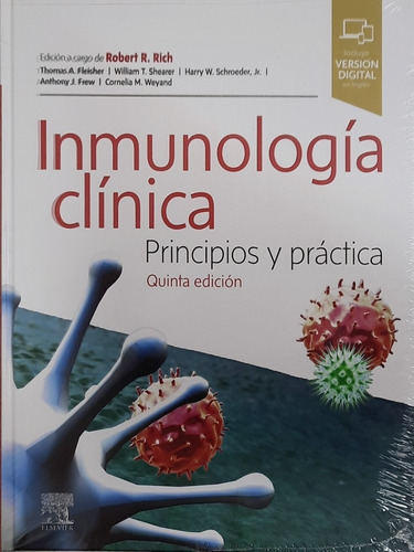 Rich Inmunología Clínica. Principios Y Práctica 5ed/2019 Nue