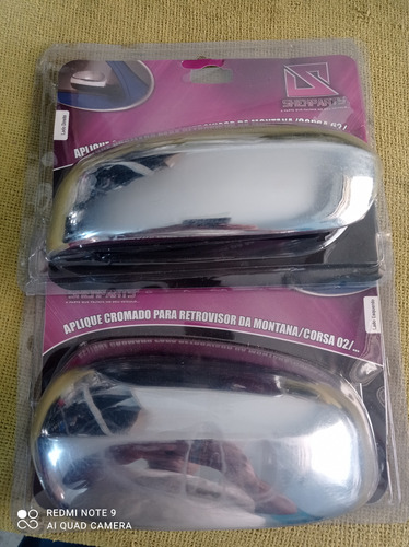 Kit Cromado De Moldura De Retrovisor Gm Montana