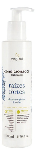 Condicionador Fortificante Raízes Fortes Vegana Wnf - 200ml