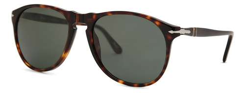 Anteojos de sol Persol PO9649S talle Standard armazón havana y lente verde