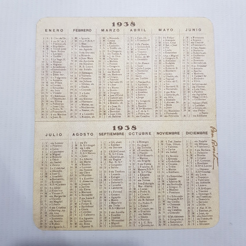 Imagen 3 de 5 de Antiguo Almanaque Bolsillo Librería Santa Catalina Mag 59465