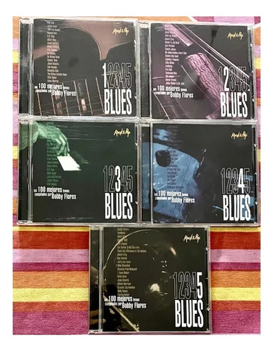 Los 100 Mejores Temas De Blues 5 Cds Bobby Flores Rock & Pop