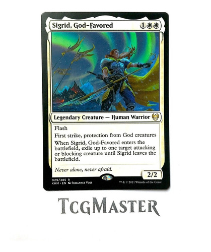 Mtg Magic The Gathering Sigrid God Favored Khm R Tcgmaster