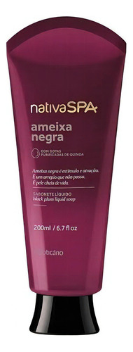 Sabonete Líquido Corporal Nativa Spa Ameixa Negra 200ml