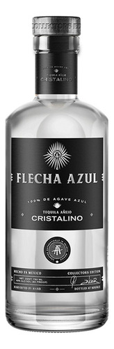 Pack De 6 Tequila Flecha Azul Añejo Cristalino 750 Ml